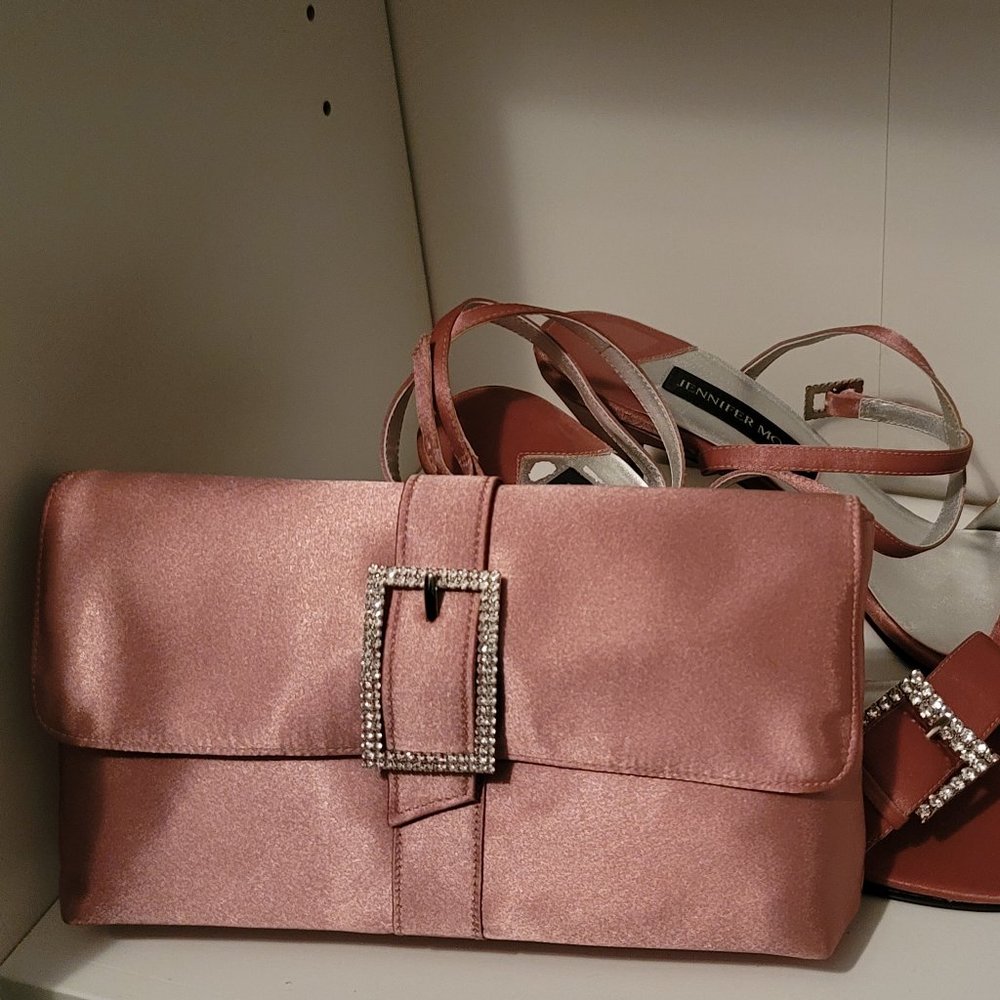 Jennifer Moore Satin Clutch